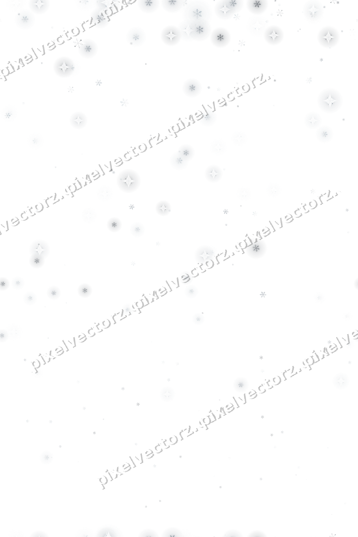 Nahtloser Glitzerregen aus Schneeflocken auf transparentem Grund