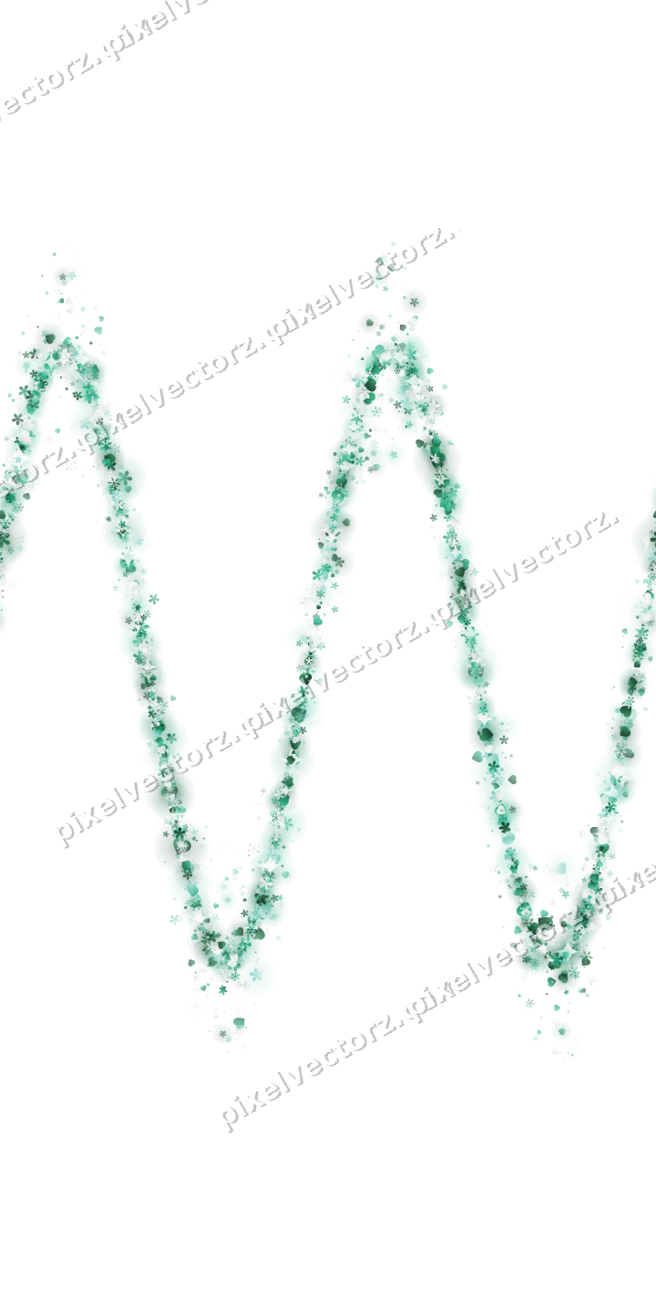 Nahtlose Glitzerwelle auf transparentem Grund