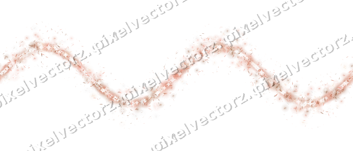 Nahtlose Glitzerwelle aus Splittern in Orange auf transparentem Grund