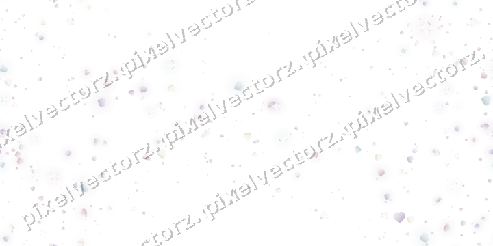 Nahtloser Glitzerkranz aus Herzen in Blassrosa auf transparentem Grund