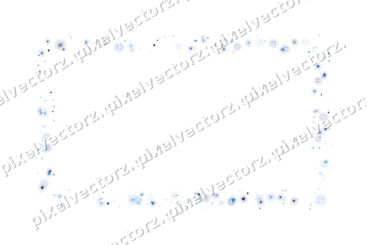 Nahtloser Glitzerrahmen aus Sternen und Herzen auf transparentem Grund