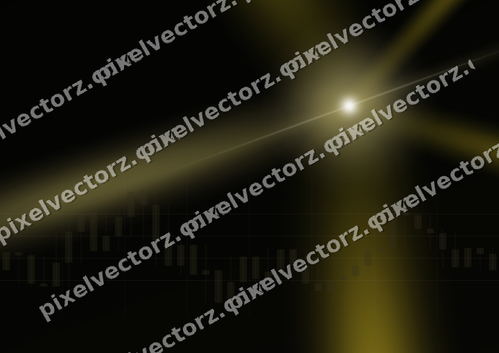 Leuchtender Neon Diagramm Hintergrund in Bernstein und Gelb