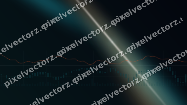 Leuchtender Neon Diagramm Hintergrund in Petrol und Orange