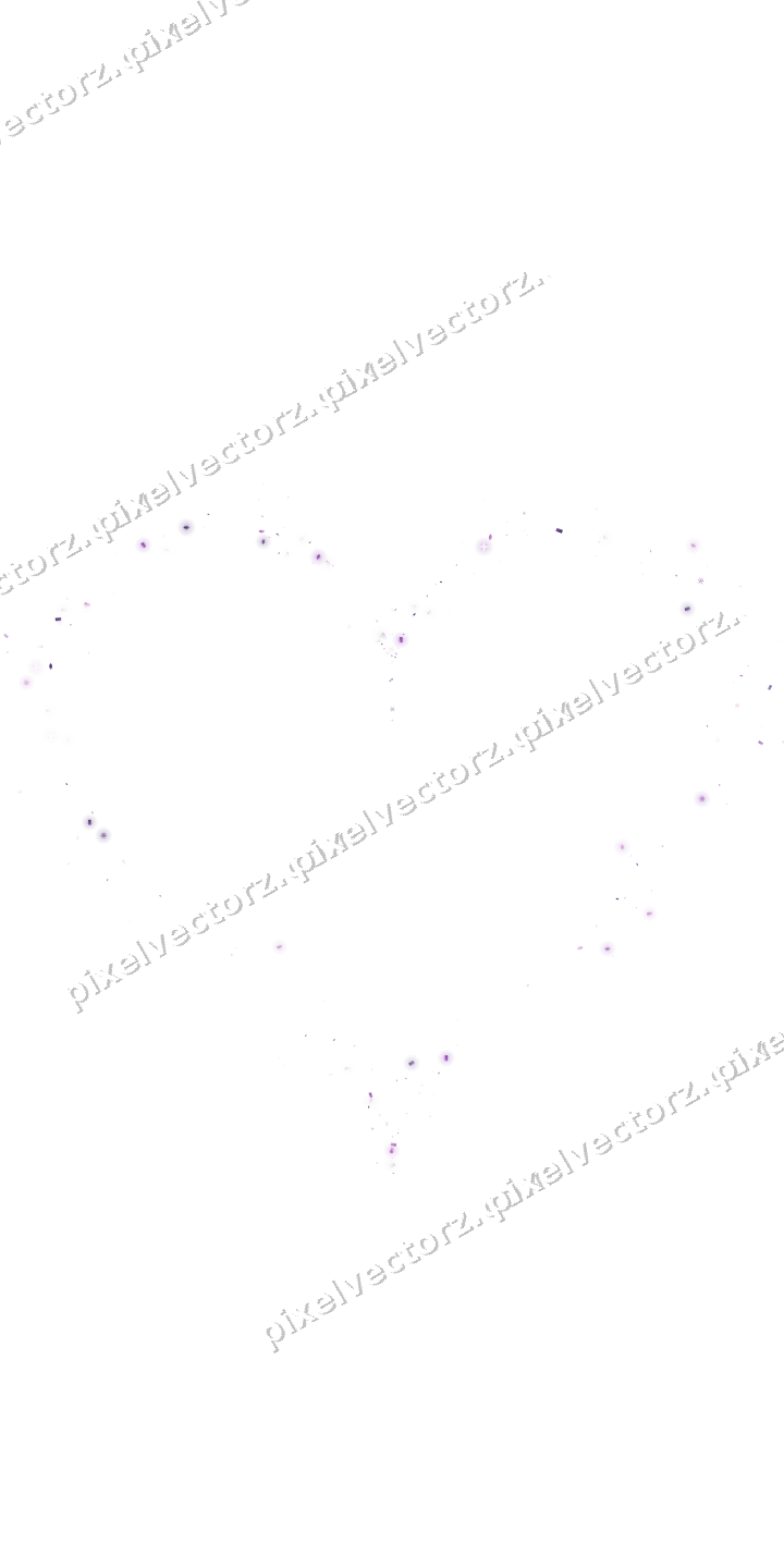 Nahtloses Glitzerherz in Violett auf transparentem Grund