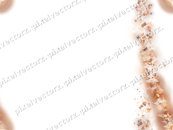 Nahtloser Sternenschweif auf transparentem Grund
