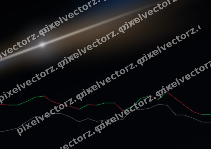 Leuchtender Neon Diagramm Hintergrund in Blau und Rot