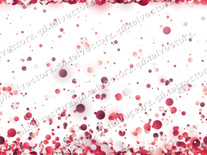 Nahtloser Glitzeraufstieg aus Punkten in Rosa auf transparentem Grund