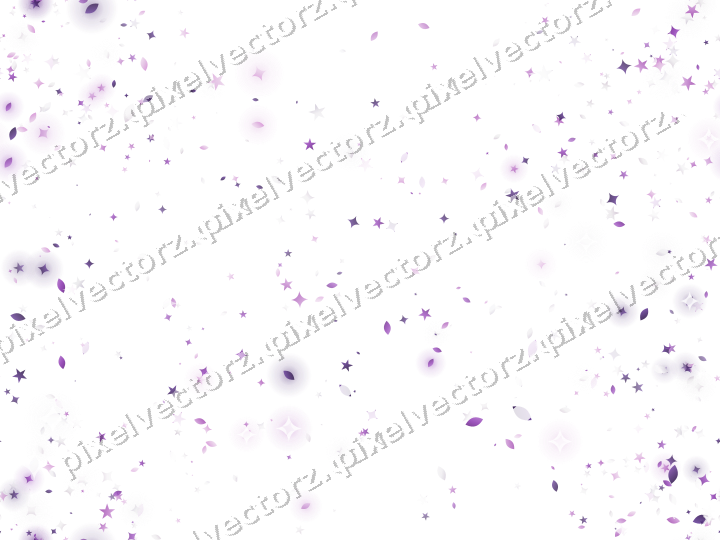 Nahtloser Glitzerkranz aus Sternen und Funken auf transparentem Grund