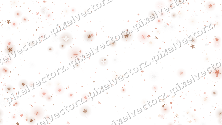 Nahtloser Glitzerkranz in Orange und Rot auf transparentem Grund