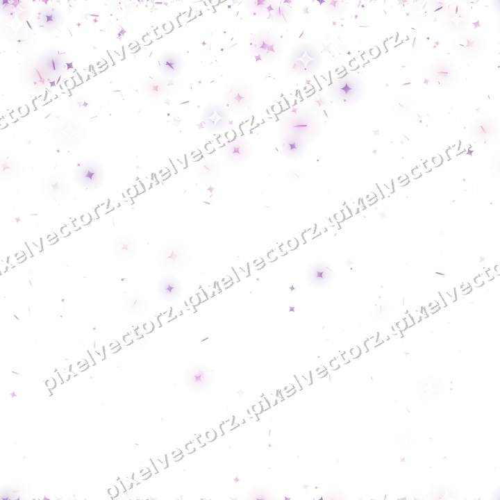 Nahtloser Glitzerregen in Magenta und Violett auf transparentem Grund