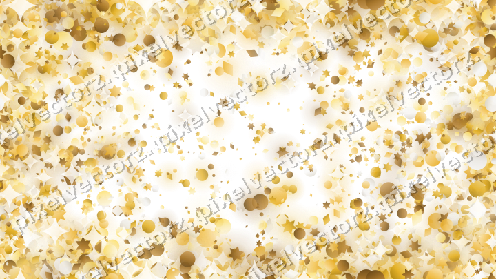 Nahtlose Glitzervignette auf transparentem Grund