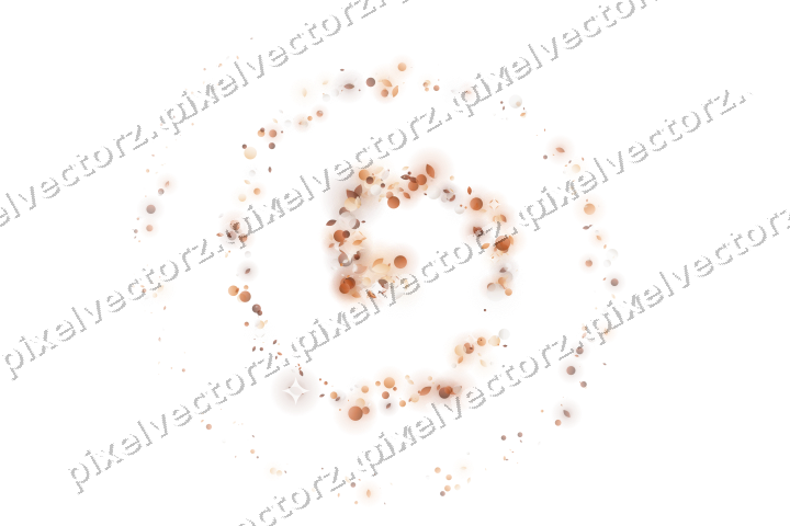 Nahtlose Glitzerspirale auf transparentem Grund