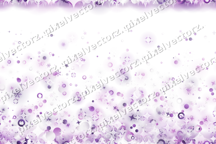 Nahtloser Glitzeraufstieg in Violett auf transparentem Grund