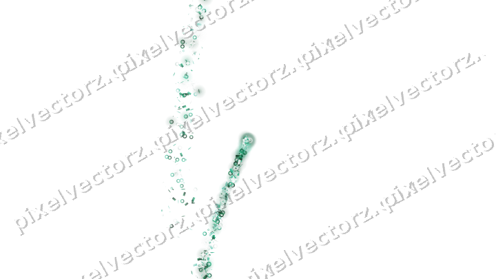 Nahtloser Sternenschweif auf transparentem Grund