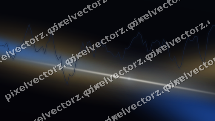Leuchtender Neon Diagramm Hintergrund in Blau und Bernstein