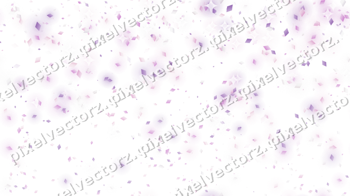 Nahtloser Glitzerregen aus Rauten in Magenta auf transparentem Grund