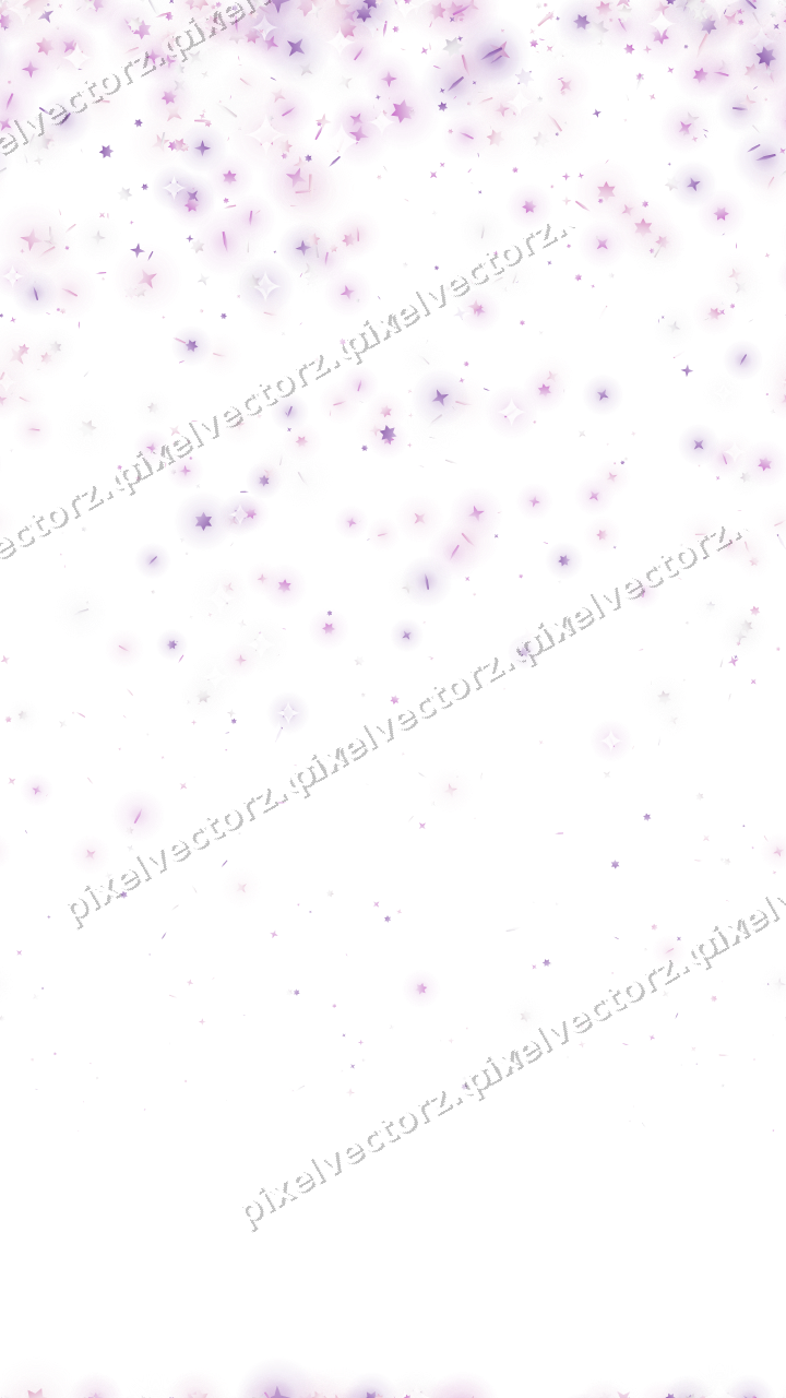 Nahtloser Glitzerregen in Magenta und Violett auf transparentem Grund