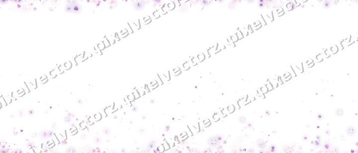 Nahtloser Randglitzer in Magenta und Violett auf transparentem Grund