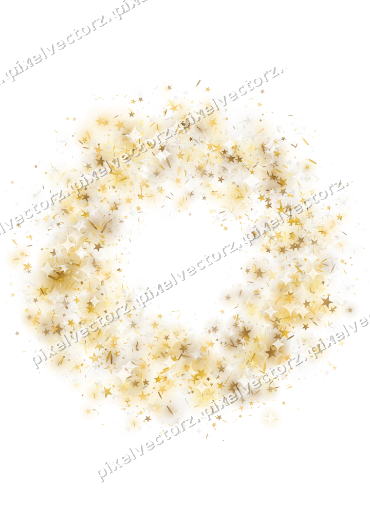 Nahtloser Glitzerkranz auf transparentem Grund