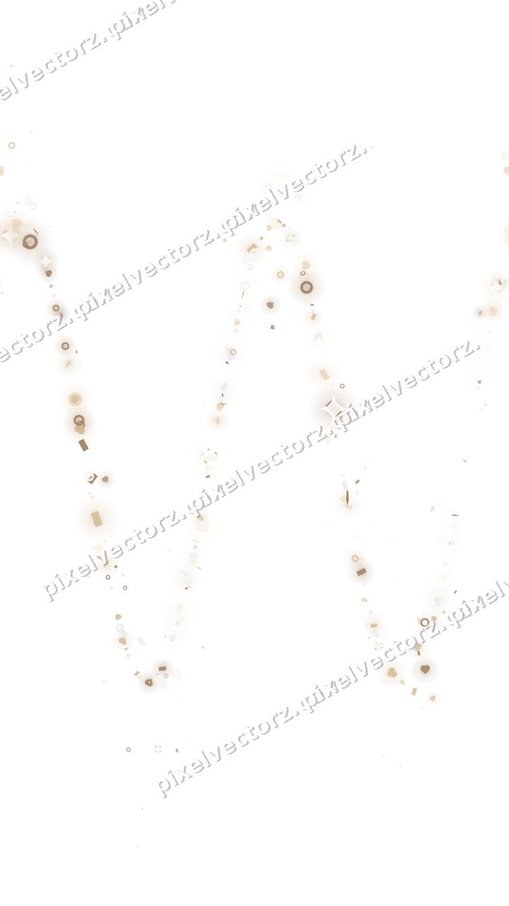 Nahtlose Glitzerwelle aus Herzen und Ringen auf transparentem Grund