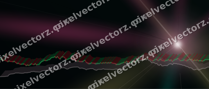 Leuchtender Neon Diagramm Hintergrund in Rosa und Orange