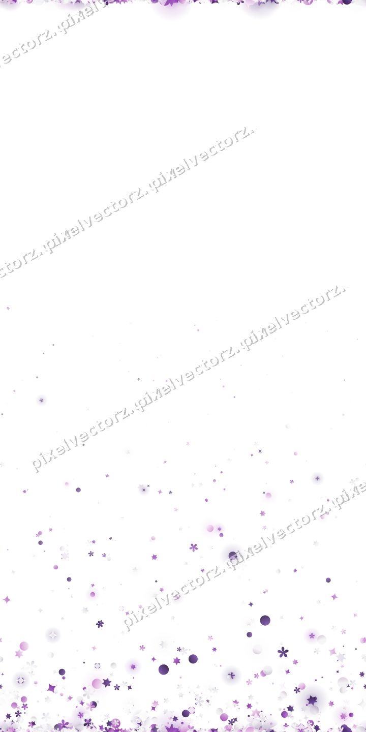 Nahtloser Glitzeraufstieg in Violett auf transparentem Grund