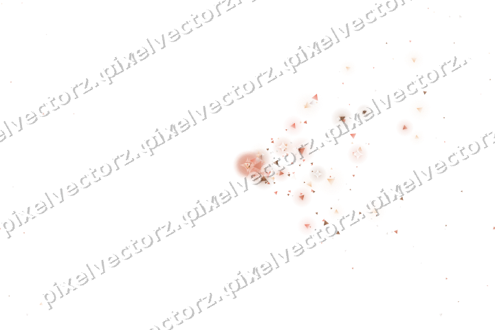 Nahtloser Glitzerfächer aus Dreiecken auf transparentem Grund