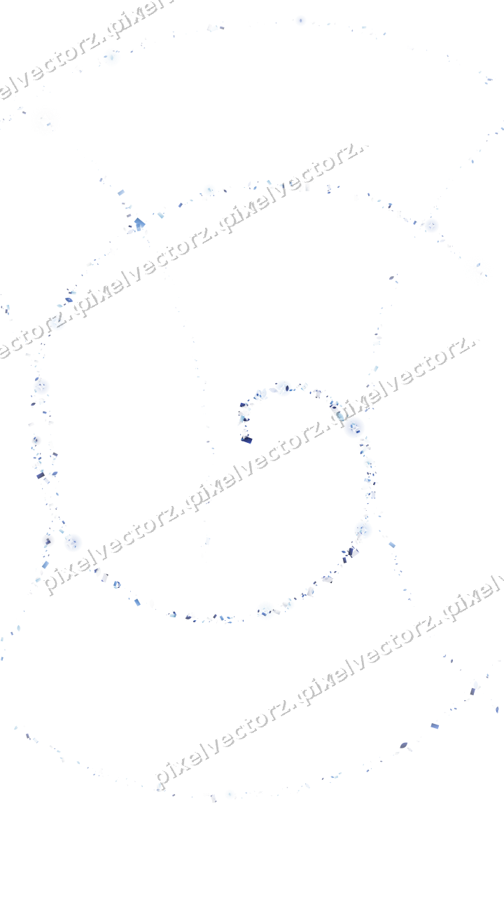 Nahtlose Glitzerspirale in Blau und Türkis auf transparentem Grund