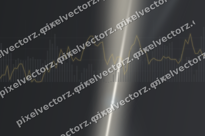 Leuchtender Neon Diagramm Hintergrund in Bernstein und Grau
