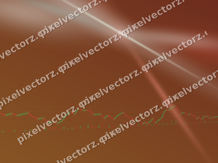 Leuchtender Neon Diagramm Hintergrund in Rot und Orange