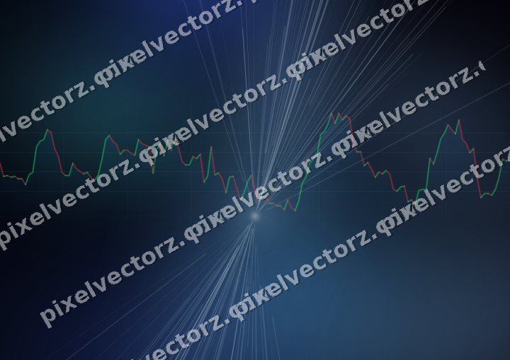 Leuchtender Neon Diagramm Hintergrund in Türkis und Blau