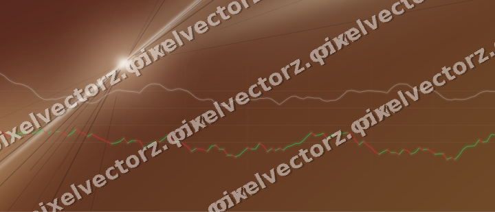 Leuchtender Neon Diagramm Hintergrund in Orange und Bernstein