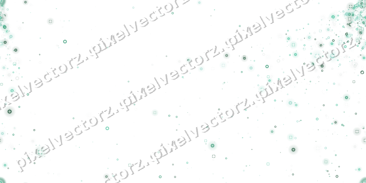 Nahtloser Glitzerfächer aus Ringen auf transparentem Grund