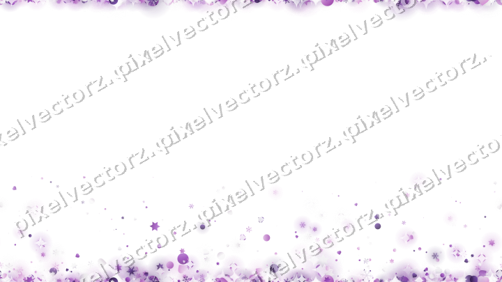 Nahtloser Glitzeraufstieg in Violett auf transparentem Grund