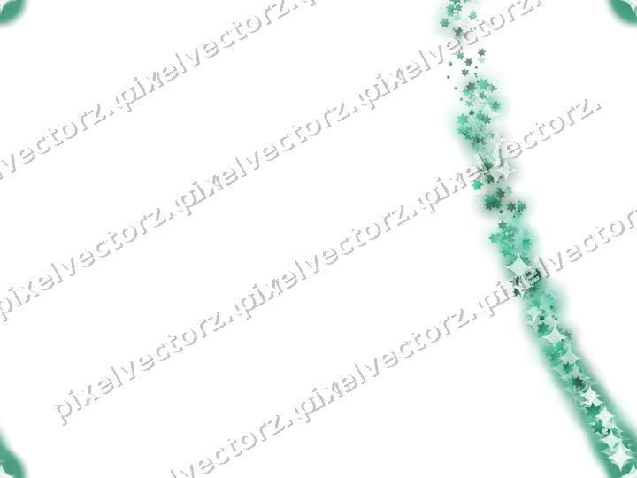 Nahtloser Sternenschweif aus Sternen auf transparentem Grund