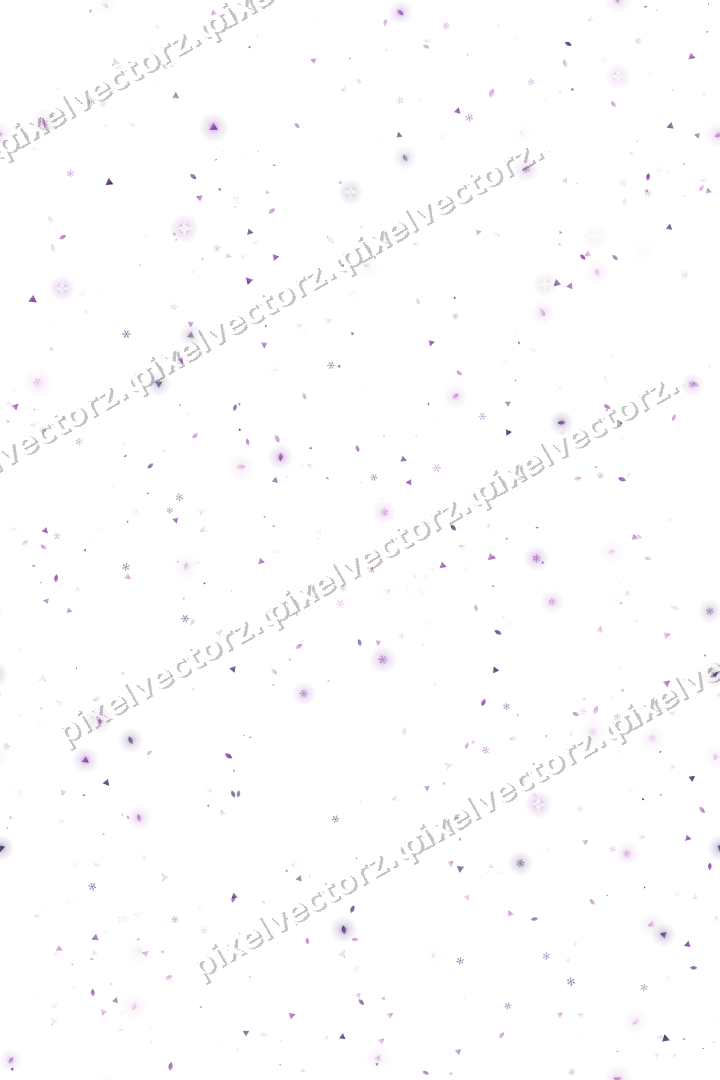 Nahtlose Glitzerstreuung in Violett auf transparentem Grund