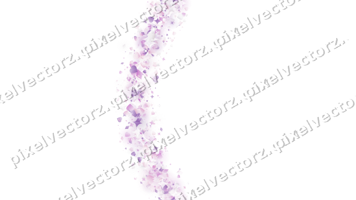 Nahtloser Glitzerbogen aus Funken und Herzen auf transparentem Grund