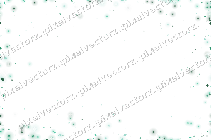 Nahtlose Glitzervignette auf transparentem Grund