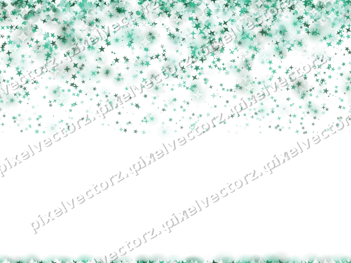 Nahtloser Glitzerregen aus Sternen auf transparentem Grund