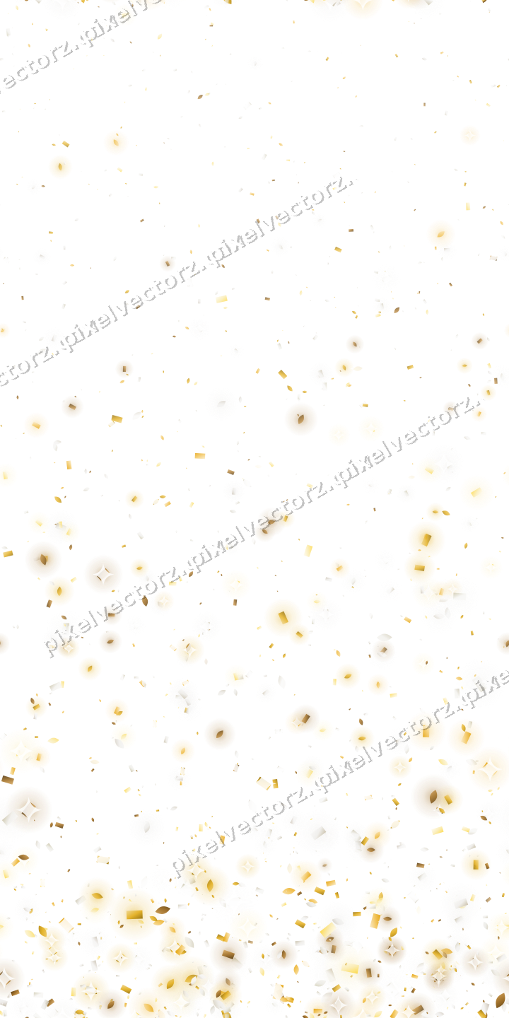 Nahtloser Glitzeraufstieg auf transparentem Grund