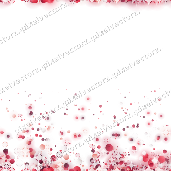 Nahtloser Glitzeraufstieg aus Punkten in Rosa auf transparentem Grund