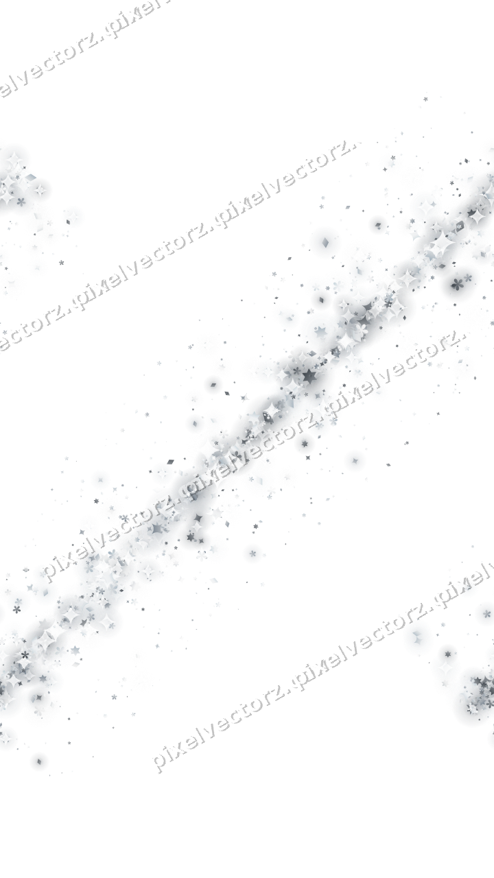 Nahtloses Glitzerband aus Sternen und Funken auf transparentem Grund