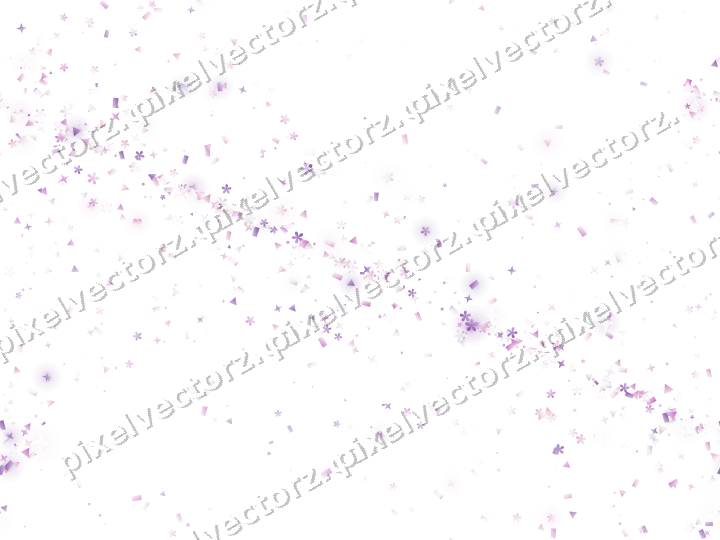 Nahtloses Glitzerband aus Sternen und Blüten auf transparentem Grund