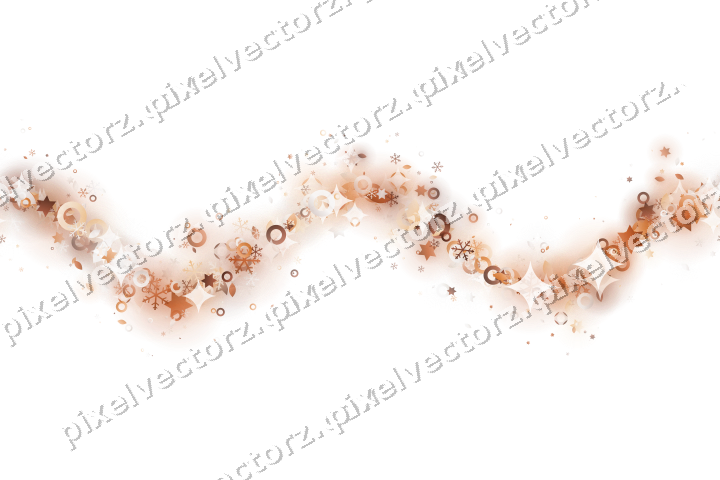 Nahtlose Glitzerwelle auf transparentem Grund