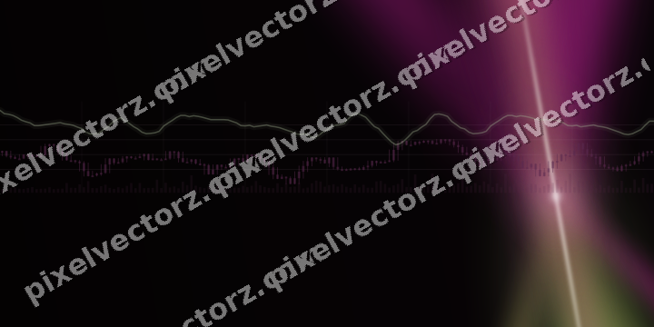 Leuchtender Neon Diagramm Hintergrund in Magenta und Limette