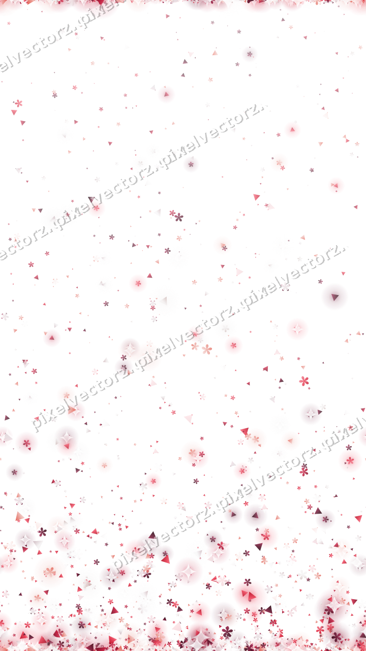 Nahtloser Glitzeraufstieg in Rosa und Rot auf transparentem Grund