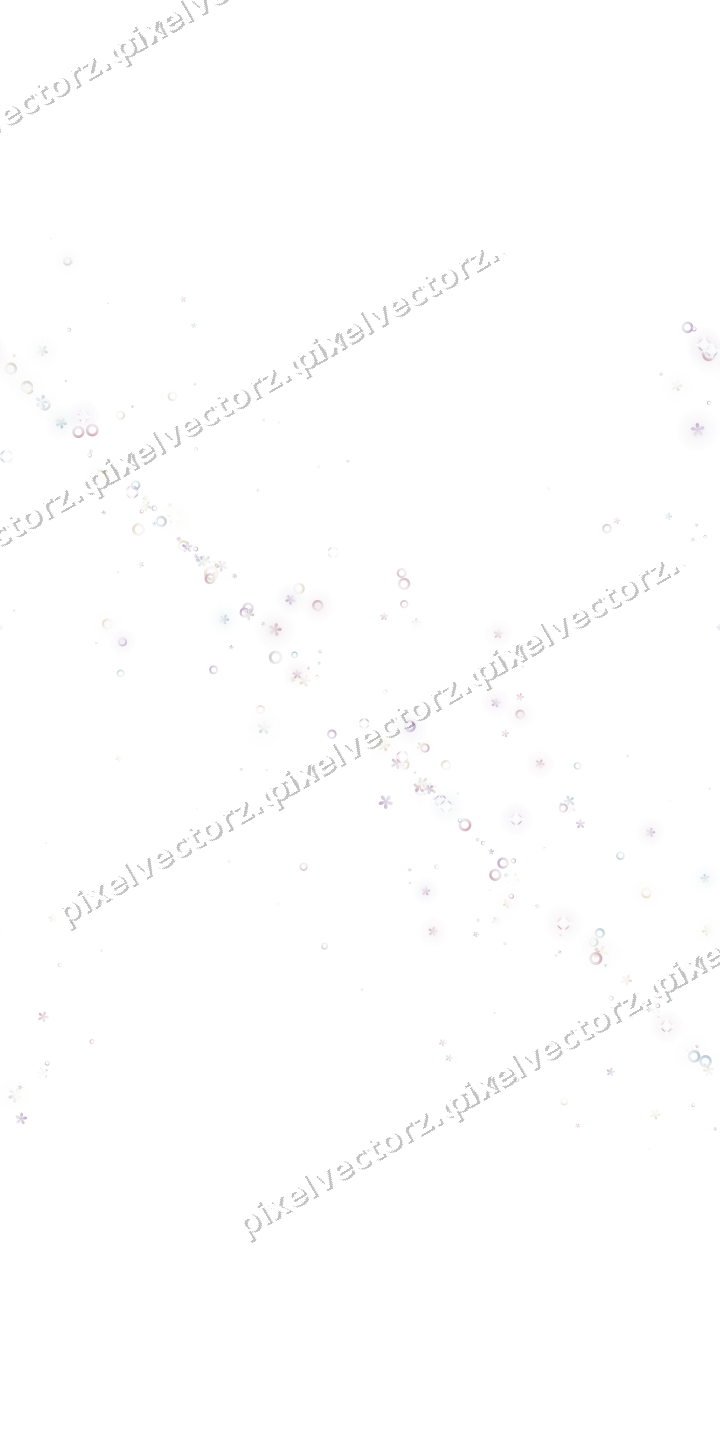 Nahtloses Glitzerband aus Blüten und Ringen auf transparentem Grund