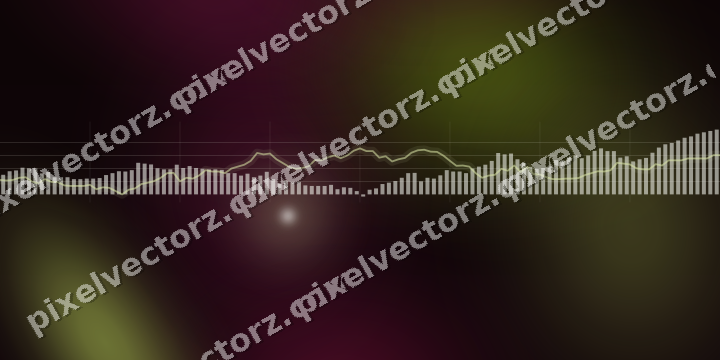 Leuchtender Neon Diagramm Hintergrund in Limette und Rosa