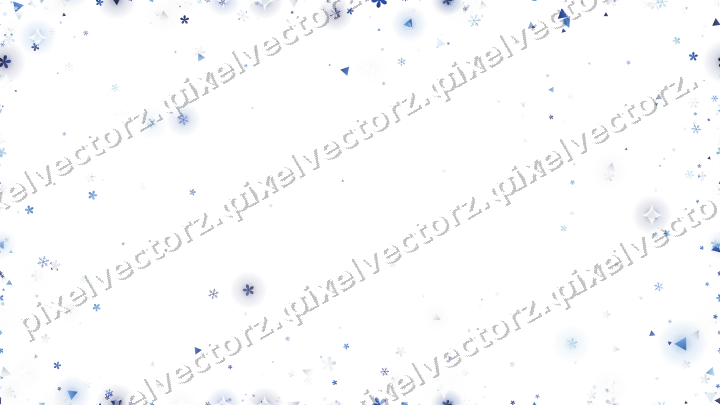 Nahtlose Glitzervignette in Blau und Türkis auf transparentem Grund
