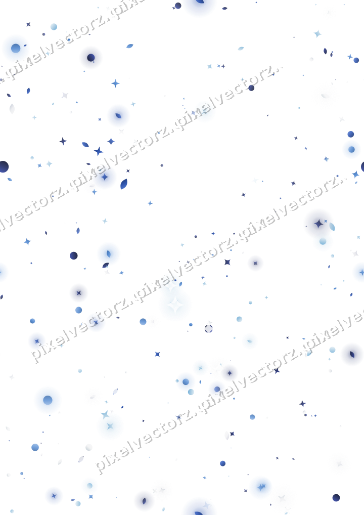 Nahtlose Glitzerstreuung in Blau und Türkis auf transparentem Grund